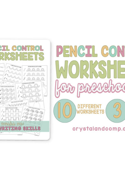 pencil control worksheets